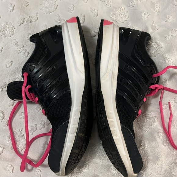 Adidas Adiprene + Black & Hot Pink Running Shoes Lace Up Sneakers Sz 7.5 - Picture 7 of 10